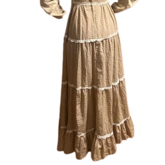 Vintage Gunne Sax Ditzy Floral Boho Prairie Dress (5) - Picture 6 of 7